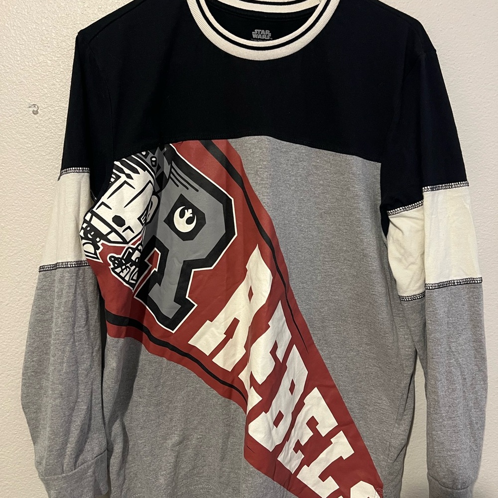 Disney Parks Star Wars 77' Rebel Alliance Long Sleeve Sweatshirt Adult Size M